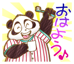 Panda! Panda! Panda! with Japanese words sticker #5089982