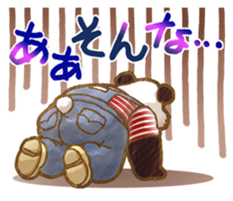 Panda! Panda! Panda! with Japanese words sticker #5089992