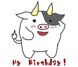 Oriental Zodiac Calendar [cow] sticker #5090111