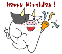 Oriental Zodiac Calendar [cow] sticker #5090112