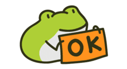 Keko the frog "small frog" sticker #5090242