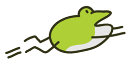 Keko the frog "small frog" sticker #5090270