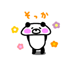 Kupan panda and kumathi sticker #5090416