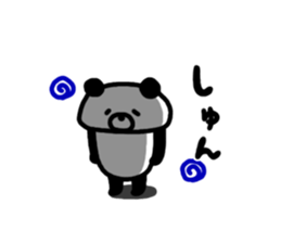 Kupan panda and kumathi sticker #5090419