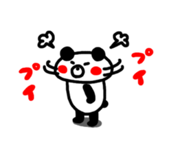 Kupan panda and kumathi sticker #5090424