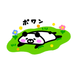 Kupan panda and kumathi sticker #5090433