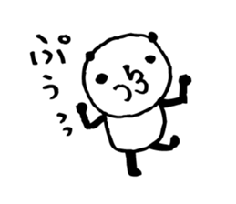 Every day of a panda34 sticker #5090778