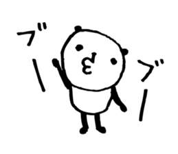 Every day of a panda34 sticker #5090780