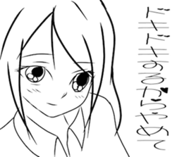 white girls sticker #5091068