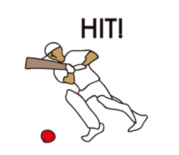 CRICKET STICKER sticker #5091134