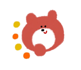 Colorful little bear sticker #5091243