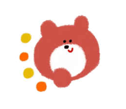 Colorful little bear sticker #5091243