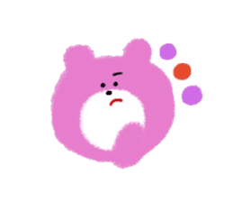 Colorful little bear sticker #5091244