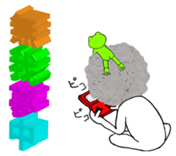 The Rock Man sticker #5092316