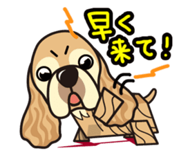 iinu - American Cocker Spaniel sticker #5092399