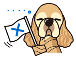 iinu - American Cocker Spaniel sticker #5092403