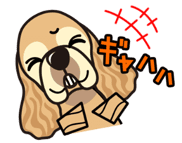 iinu - American Cocker Spaniel sticker #5092416
