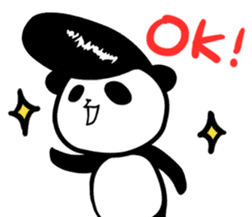 Rockabilly Panda sticker #5093120