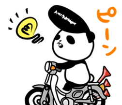 Rockabilly Panda sticker #5093123