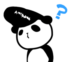 Rockabilly Panda sticker #5093124