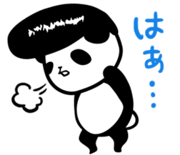 Rockabilly Panda sticker #5093135