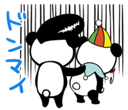 Rockabilly Panda sticker #5093141