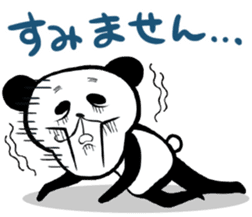 Rockabilly Panda sticker #5093144