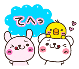 bear heart 19 sticker #5093824