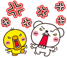 bear heart 19 sticker #5093829