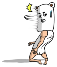 As bear, as a person sticker #5094499