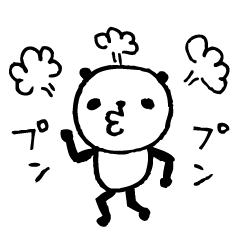 Every day of a panda- angry -