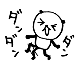 Every day of a panda- angry - sticker #5094840