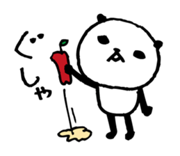 Every day of a panda- angry - sticker #5094844