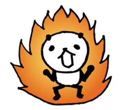 Every day of a panda- angry - sticker #5094856