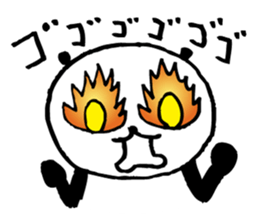 Every day of a panda- angry - sticker #5094857