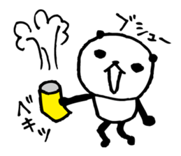 Every day of a panda- angry - sticker #5094864