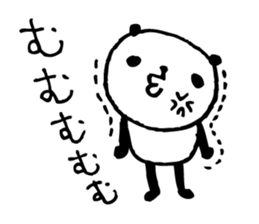 Every day of a panda- angry - sticker #5094870
