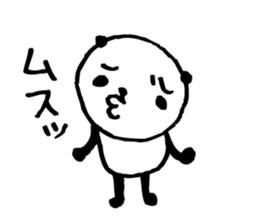 Every day of a panda- angry - sticker #5094872