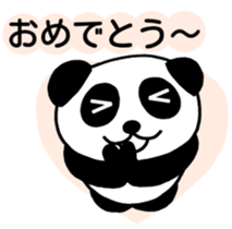 Everyday conversation of panda you sticker #5095450