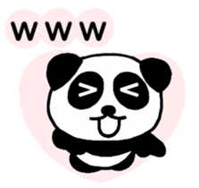 Everyday conversation of panda you sticker #5095473