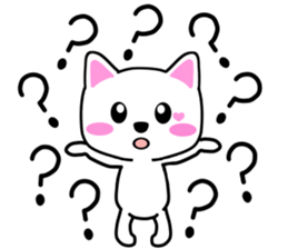 heartful cat stickers sticker #5095482