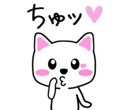 heartful cat stickers sticker #5095489