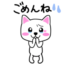 heartful cat stickers sticker #5095493