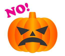 Happy Halloween!!  Pumpkin sticker #5096203