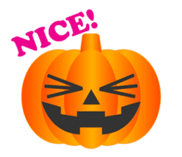 Happy Halloween!!  Pumpkin sticker #5096206