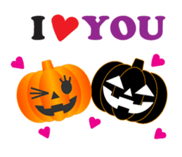 Happy Halloween!!  Pumpkin sticker #5096224