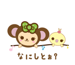 Molly the Kobe Monkey Girl sticker #5096519