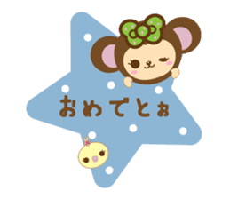 Molly the Kobe Monkey Girl sticker #5096543