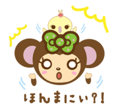 Molly the Kobe Monkey Girl sticker #5096545