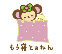 Molly the Kobe Monkey Girl sticker #5096551